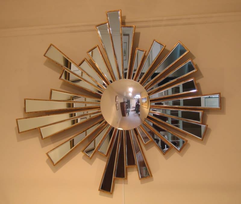Contemporary deco inspired mirror. £1,980